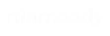 Nia Moody Hauptlogo weiß
